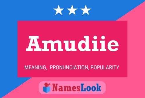 Amudiie 名字海报