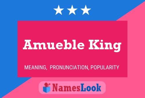 Amueble King 名字海报