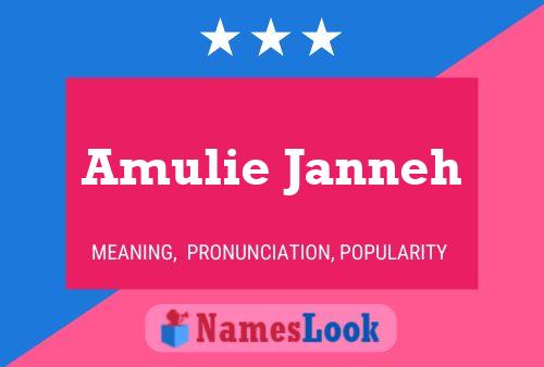 Amulie Janneh 名字海报