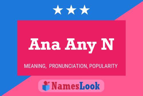 Ana Any N 名字海报