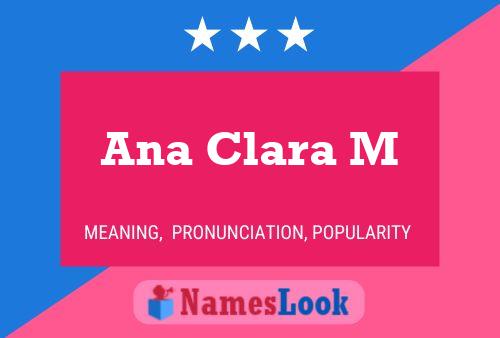 Ana Clara M 名字海报