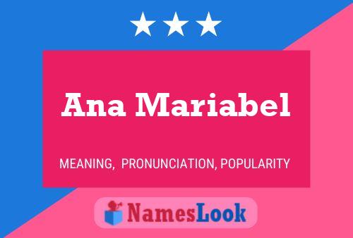 Ana Mariabel 名字海报