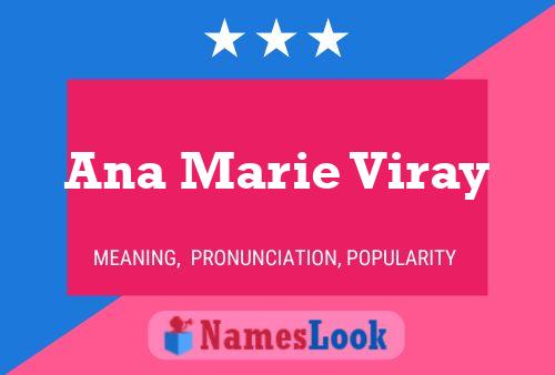 Ana Marie Viray 名字海报