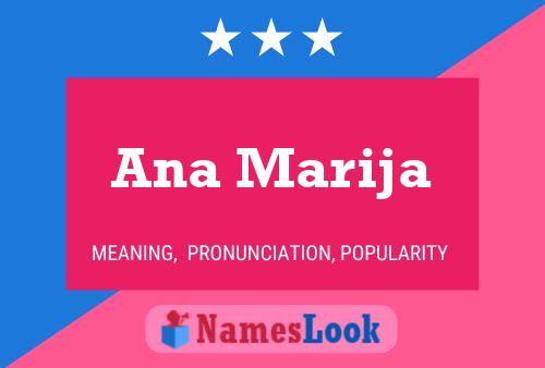 Ana Marija 名字海报