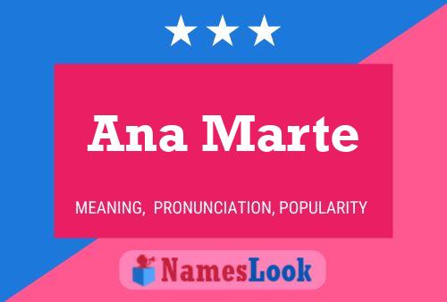 Ana Marte 名字海报