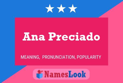 Ana Preciado 名字海报