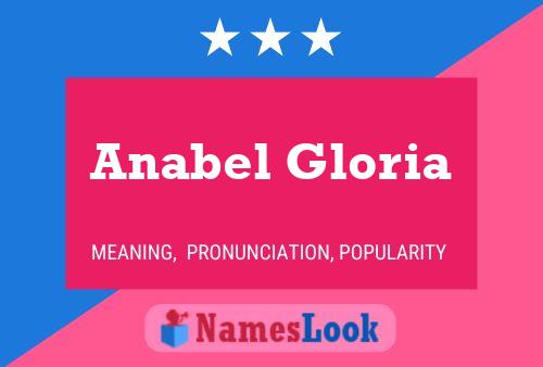 Anabel Gloria 名字海报