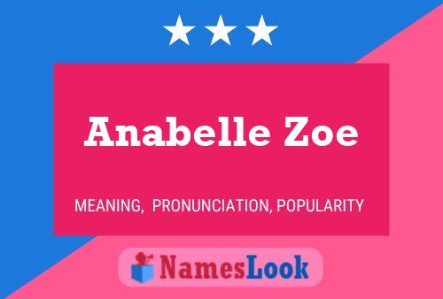 Anabelle Zoe 名字海报