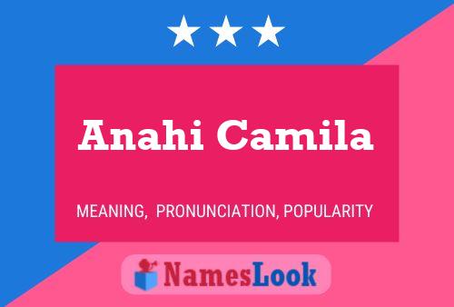 Anahi Camila 名字海报