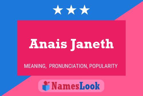 Anais Janeth 名字海报