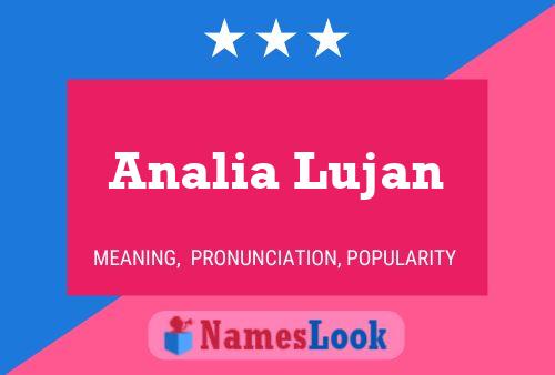 Analia Lujan 名字海报