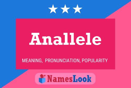 Anallele 名字海报