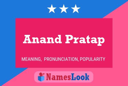 Anand Pratap 名字海报