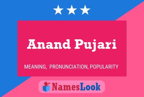 Anand Pujari 名字海报