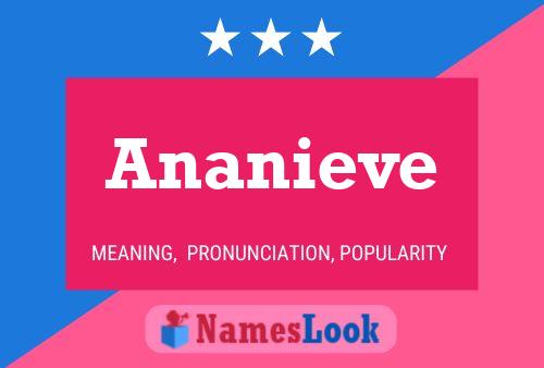 Ananieve 名字海报