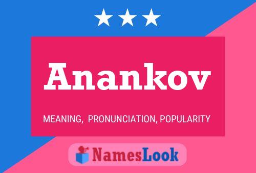 Anankov 名字海报