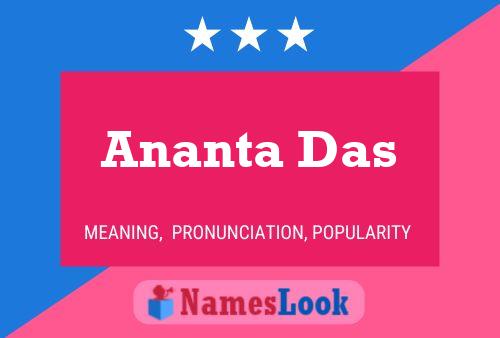 Ananta Das 名字海报