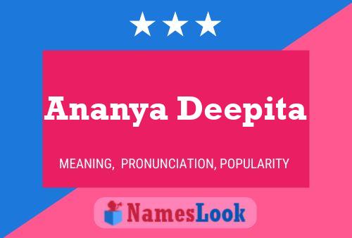 Ananya Deepita 名字海报