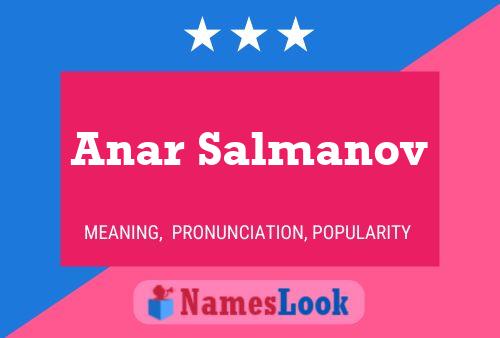 Anar Salmanov 名字海报