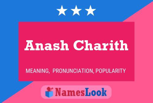 Anash Charith 名字海报