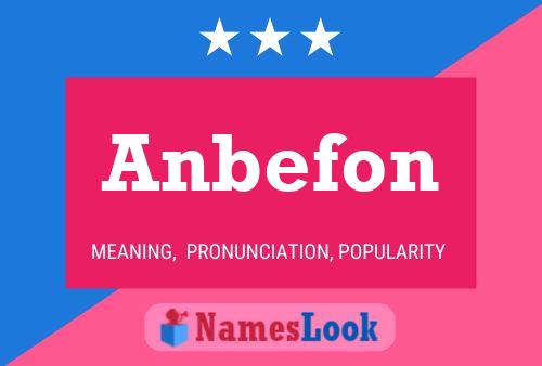 Anbefon 名字海报