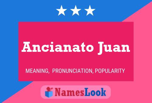 Ancianato Juan 名字海报