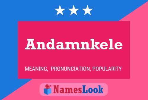 Andamnkele 名字海报