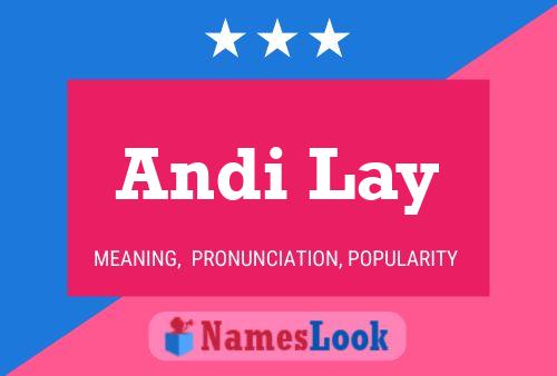 Andi Lay 名字海报