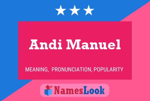 Andi Manuel 名字海报