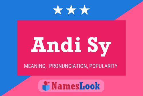 Andi Sy 名字海报