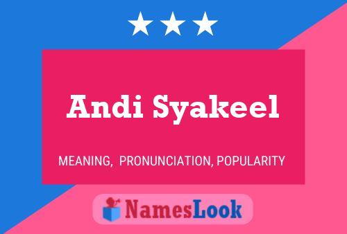 Andi Syakeel 名字海报