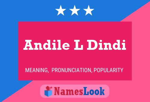 Andile L Dindi 名字海报