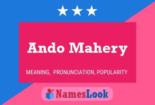 Ando Mahery 名字海报