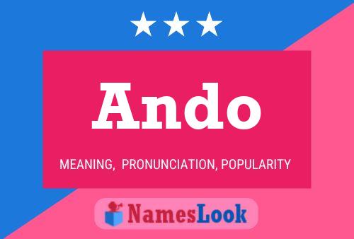 Ando 名字海报