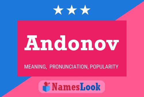 Andonov 名字海报