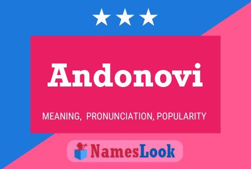 Andonovi 名字海报