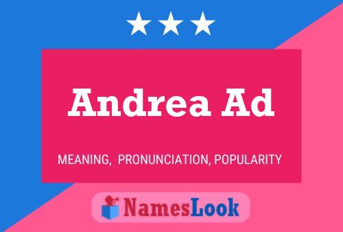 Andrea Ad 名字海报