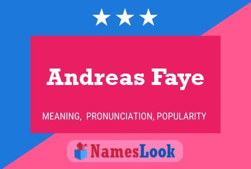 Andreas Faye 名字海报