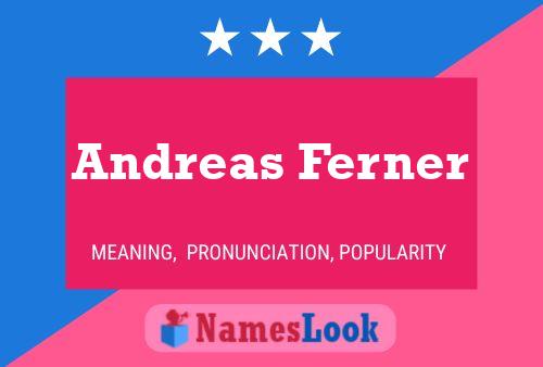 Andreas Ferner 名字海报