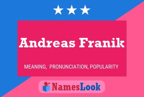 Andreas Franik 名字海报