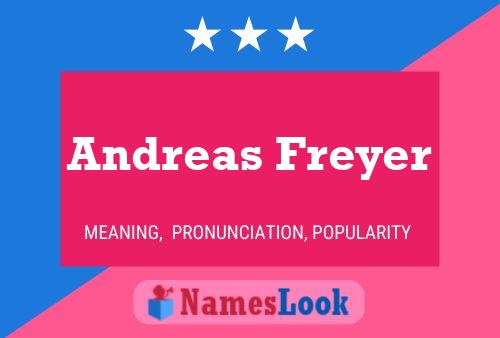 Andreas Freyer 名字海报