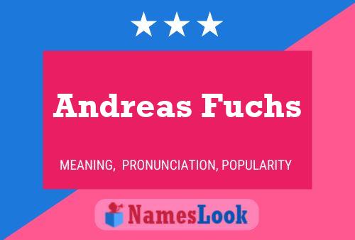 Andreas Fuchs 名字海报