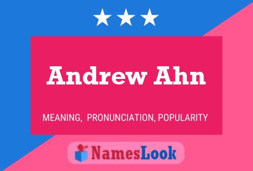 Andrew Ahn 名字海报