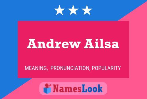 Andrew Ailsa 名字海报