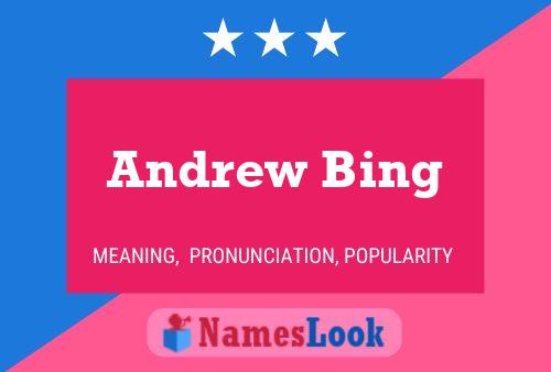 Andrew Bing 名字海报