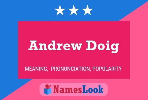 Andrew Doig 名字海报