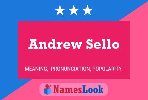 Andrew Sello 名字海报