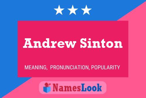 Andrew Sinton 名字海报