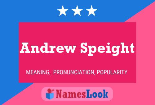 Andrew Speight 名字海报