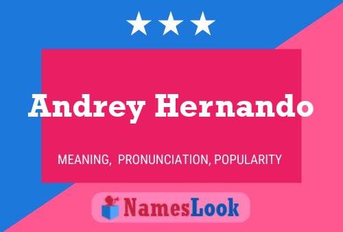 Andrey Hernando 名字海报